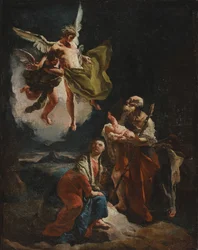 Die Rast auf der Flucht nach Ägypten, ca. 1720